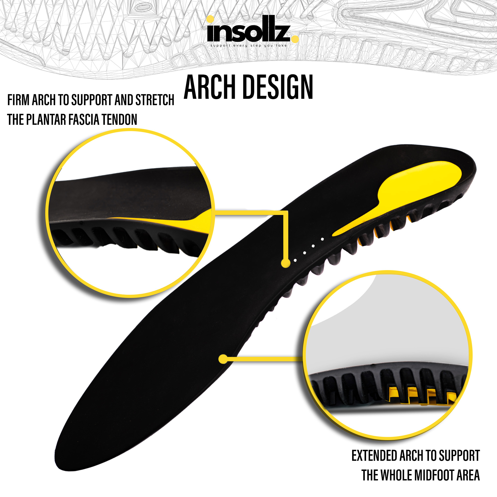Arch Support Inserts for Plantar Fasciitis